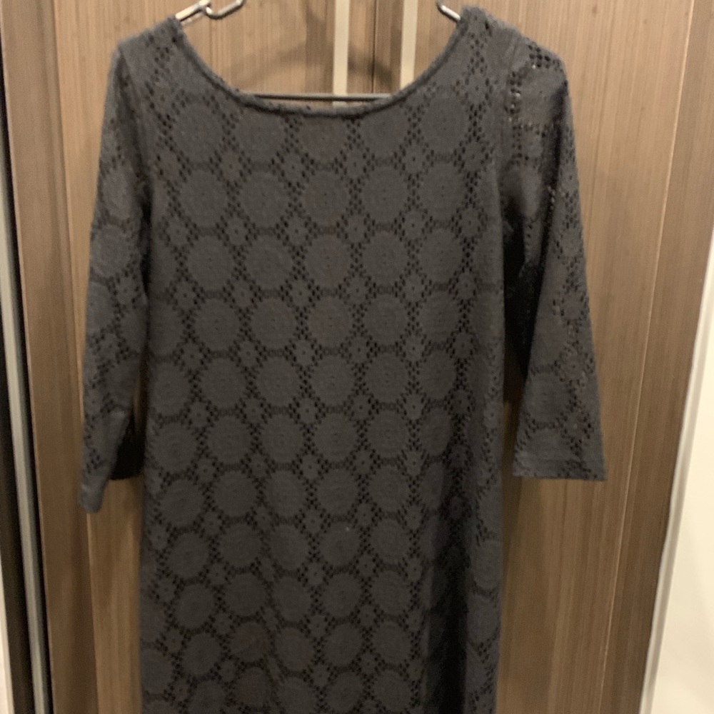 Black Lace Mini Dress